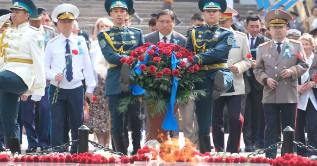 В Алматы отпраздновали 80-ю годовщину Победы в Великой Отечественной войне