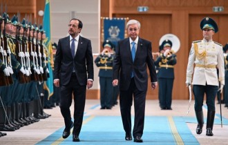 Президент Кипра впервые прибыл в Казахстан