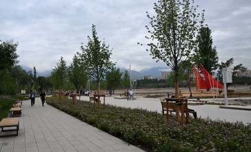 В Алматы на озере Сайран проведена консервация мостов и утепление водных растений
