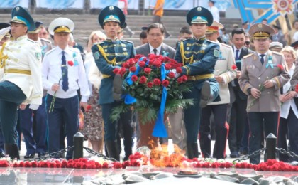 В Алматы отпраздновали 80-ю годовщину Победы в Великой Отечественной войне