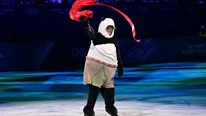 Михаил Шайдоров выступил в костюме “Кунг-фу панды” и встретился с Джеки Чаном (ВИДЕО)