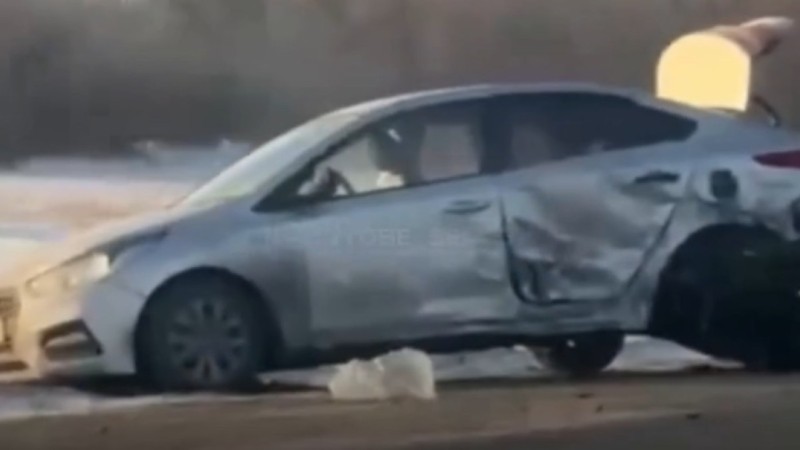 Смертельное ДТП в Актюбинской области (ВИДЕО)