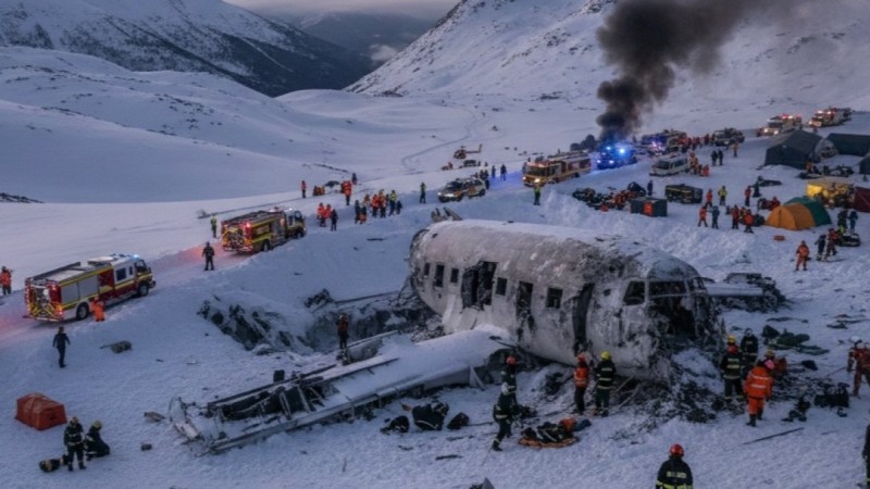 Частный самолёт разбился при взлёте