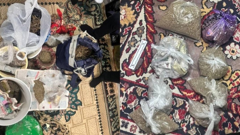 В Акмолинской области изъяли более 5,5 кг марихуаны