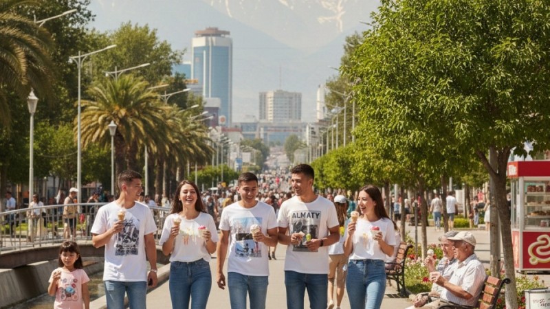 Аномально теплую погоду зафиксировали в Алматы