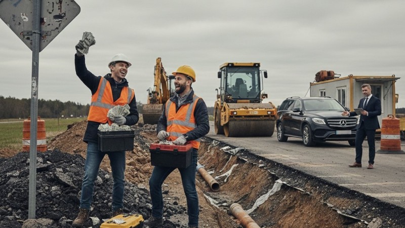 56,5 млн тенге украли на ремонте дорог в ЗКО