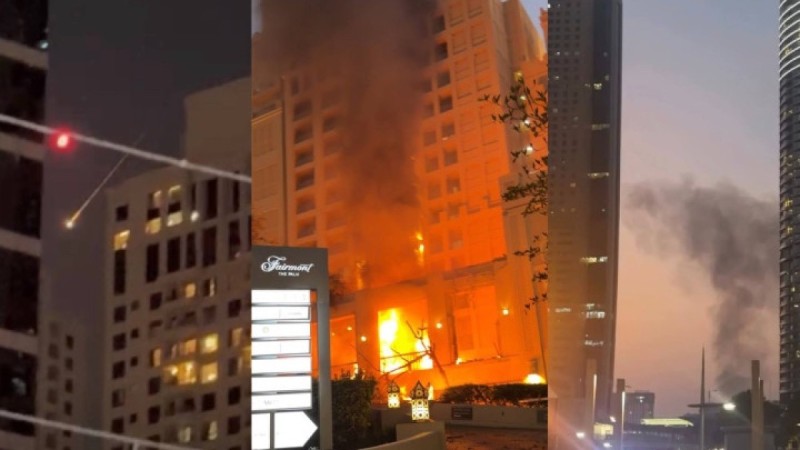 В Дубае казахстанцев просят спуститься с верхних этажей и не приближаться к окнам