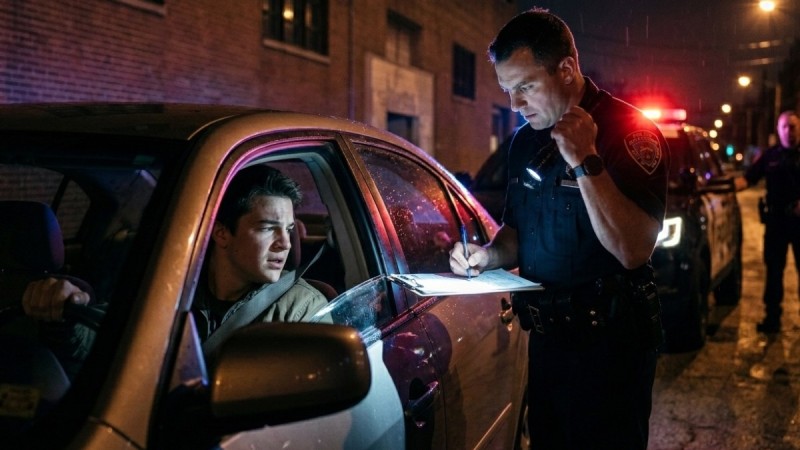 Полицейские посадили за руль нетрезвого водителя и выписали штраф