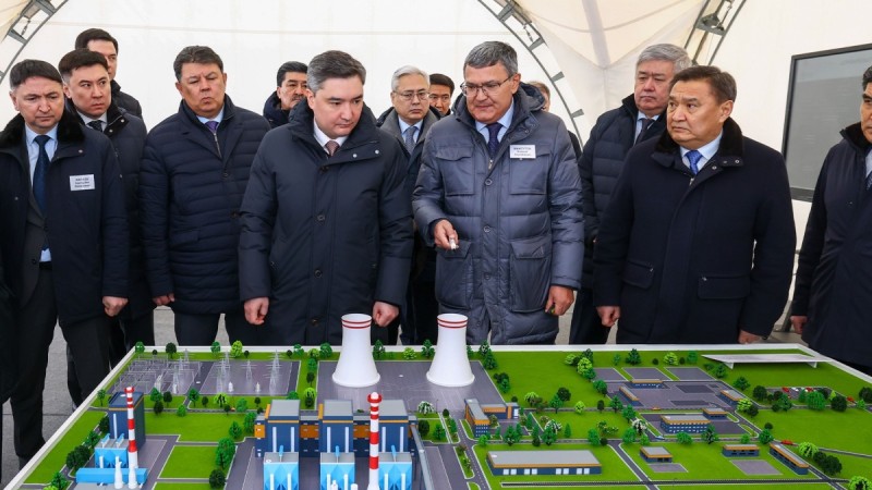 Олжас Бектенов проверил ход исполнения поручений Президента по строительству ТЭЦ в Кокшетау