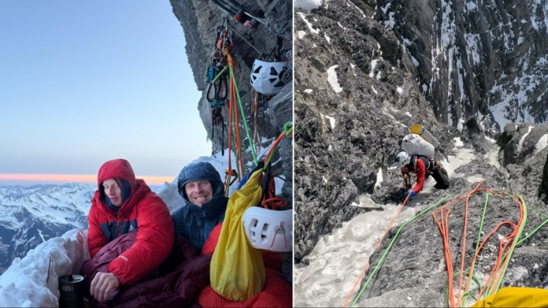 Альпинисты из Алматы преодолели знаменитую «Стену смерти»