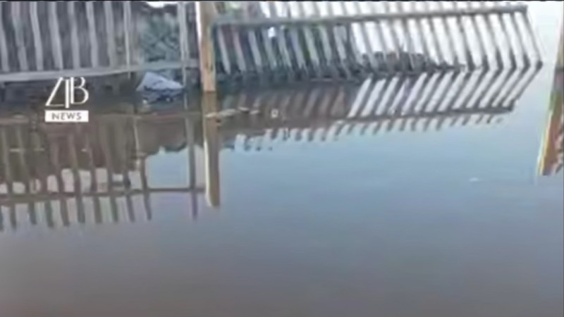 Павлодарскую область затопило после таяния снега