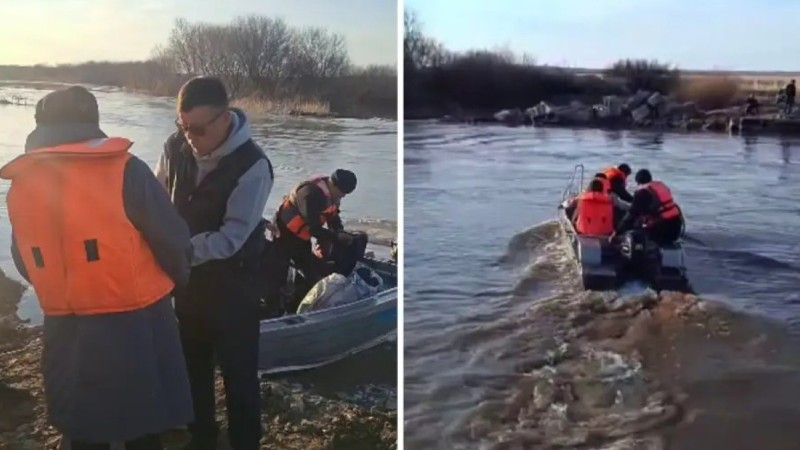 В Акмолинской области подтопило мост: улица оказалась отрезана