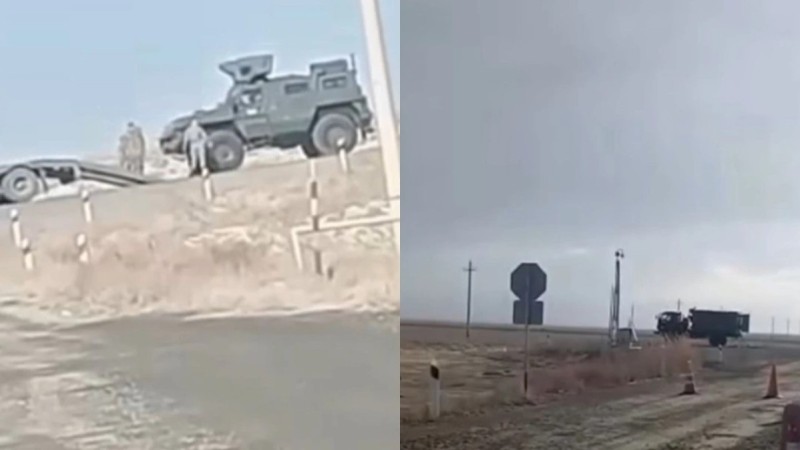 Видео с военной техникой в Атырауской области встревожило жителей: комментарий Минобороны