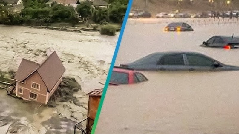 Из-за сильных ливней в Дагестане 139 населенных пунктов остались без электричества (ВИДЕО)