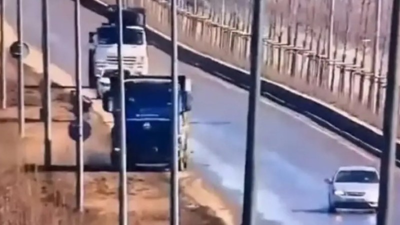 В Астане арестовали водителя без прав и номеров (ВИДЕО)