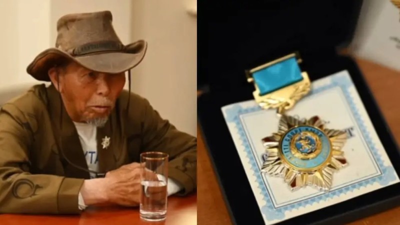 76-летний аксакал из Улытау дошел пешком до Парижа