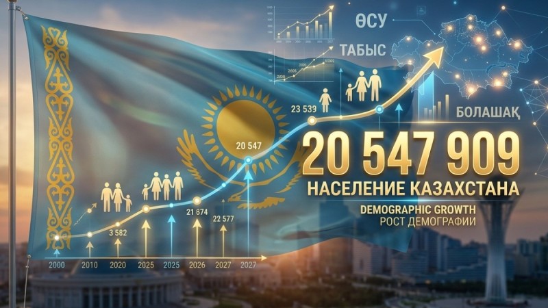 Население Казахстана превысило 20,5 млн человек: где рост оказался самым заметным