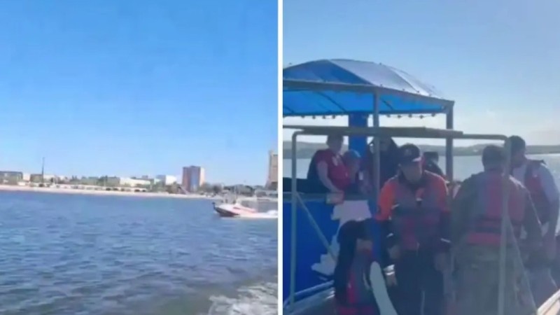 25 человек эвакуировали с неисправного парома в Кокшетау