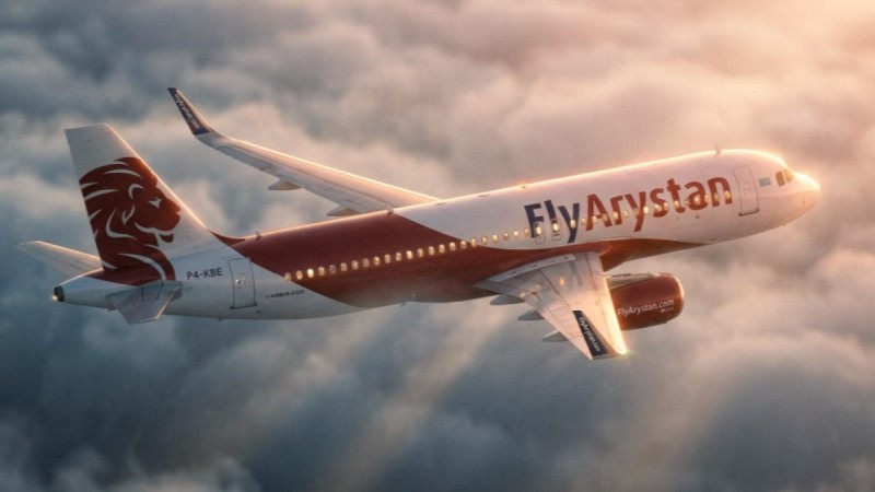 Самолет FlyArystan не смог приземлиться в Астане с первого раза