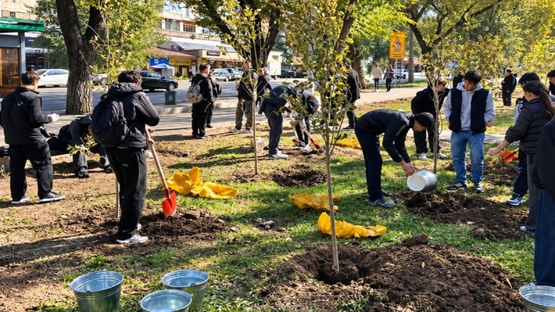 Более 6 тысяч жителей Ауэзовского района приняли участие в акциях «Таза Қазақстан»