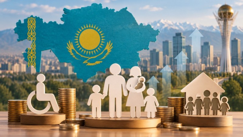 Казахстан по ключевым соцвыплатам опережает большинство соседних стран — экономист