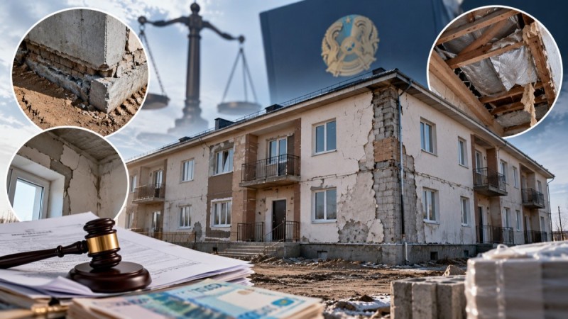 Жителей могли заселить в небезопасный дом за 125 млн тенге в Павлодарской области